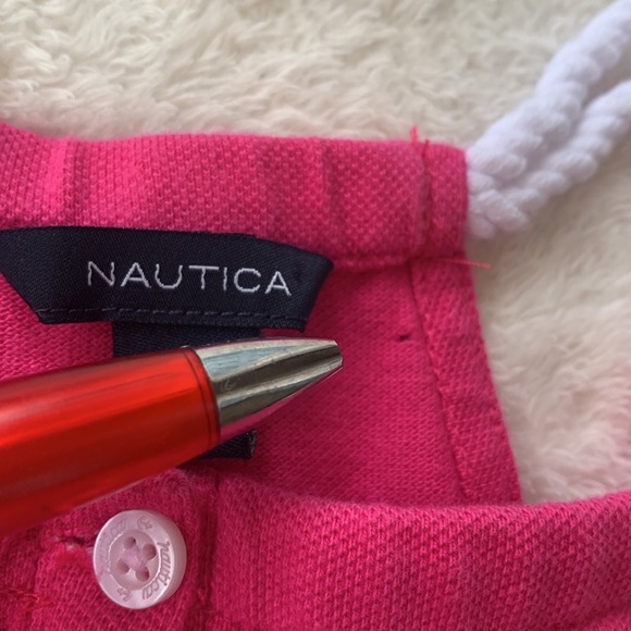 Nautica Girls Hot Pink Romper 6 VGUC - Picture 7 of 13